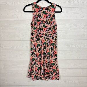 J. Crew Mercantile Floral Ruched Dress Size 8